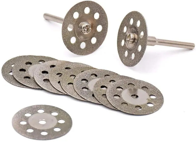 10-Pack Diamond Cutting Wheels – 22Mm Mandrel, Compatible With Dremel 545 1
