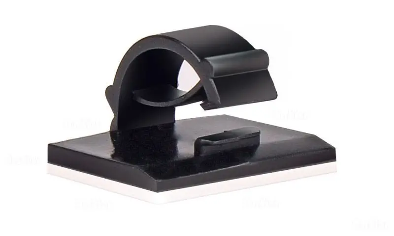 10-Pack Self-Adhesive Cable Management Clips For Automotive And Desktop Wire Organization 1
