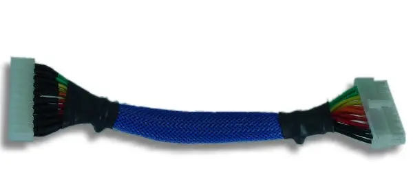 12-Inch Sleeved 20-Pin Atx Power Extension Cable 1