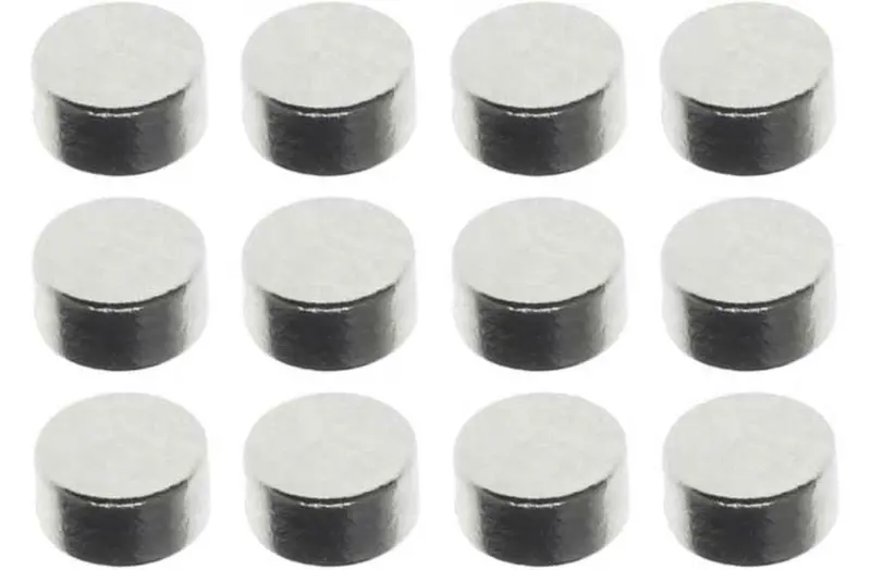 12-Pack Neodymium Round Magnets – 1/8" Diameter × 1/16" Thickness 1