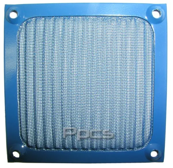 120Mm Aluminum Fan Filter – Blue Finish 1