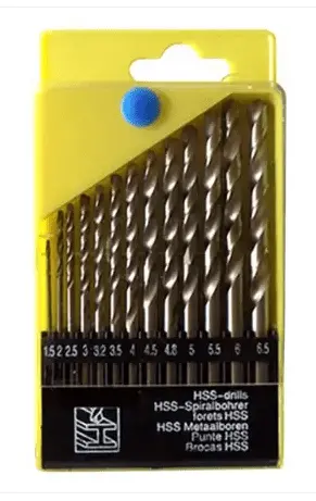 13-Piece Metric Titanium-Coated High-Speed Steel Twist Drill Bit Set 1