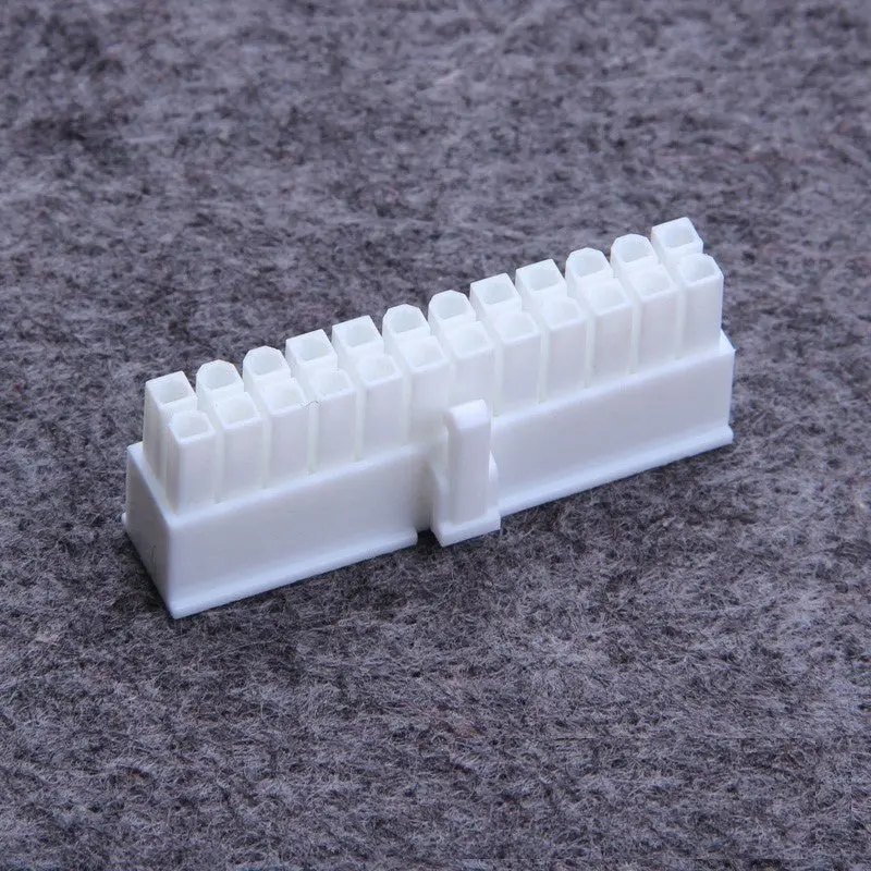 24-Pin Atx Main Power Connector Housing – White 1