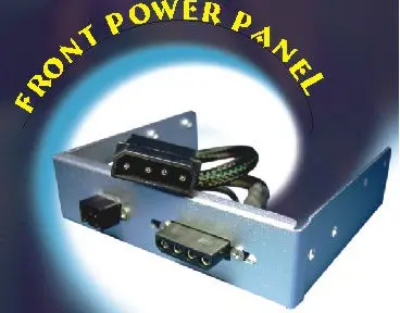 3.5-Inch Silver Front-Panel Power Bay With Port Access 1