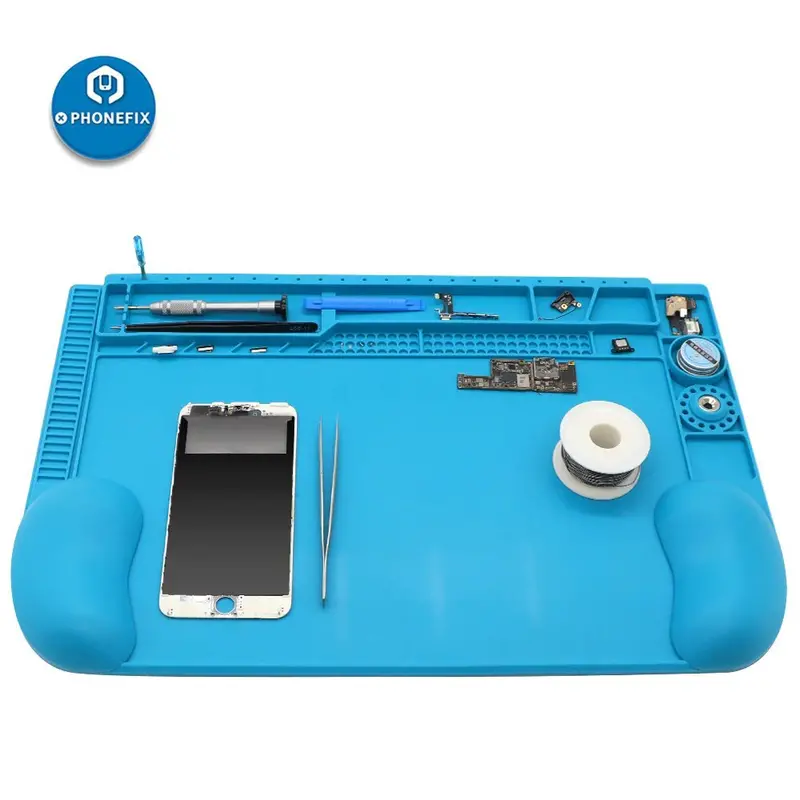 3D Convex Magnetic Silicone Soldering Mat – Flexible, Non-Slip Work Surface 1