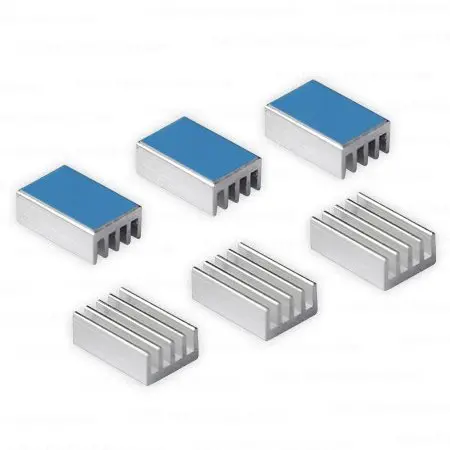 3M 8810 Black Heat Sink With Thermal Adhesive – 7 Mm Profile 1