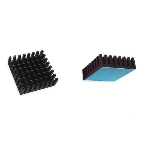 3M 8810 Chipset Heat Sink – 28 × 28 × 9 Mm Black 1