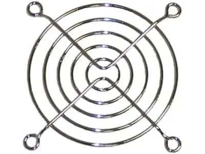 40Mm Chrome-Finished Fan Grill 1
