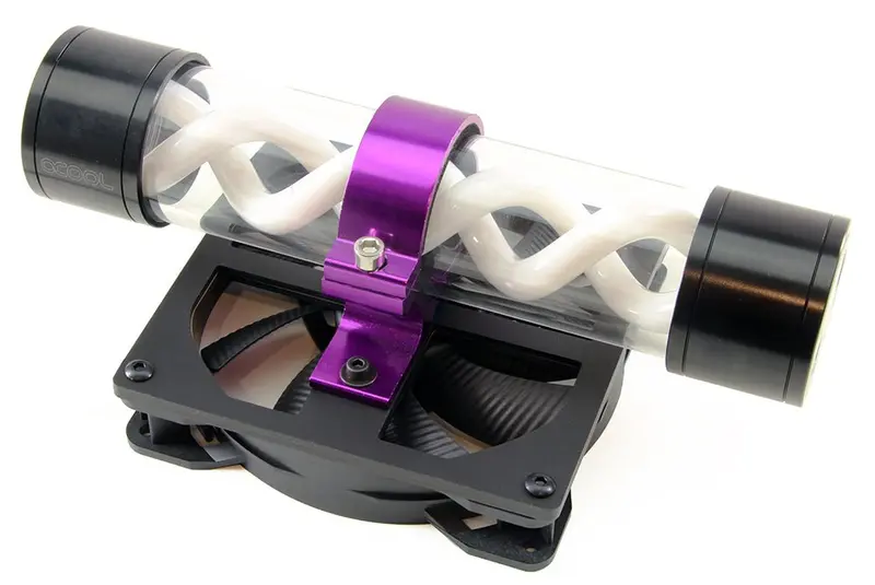 50Mm Aluminum Reservoir Mounting Bracket – Purple Finish 1