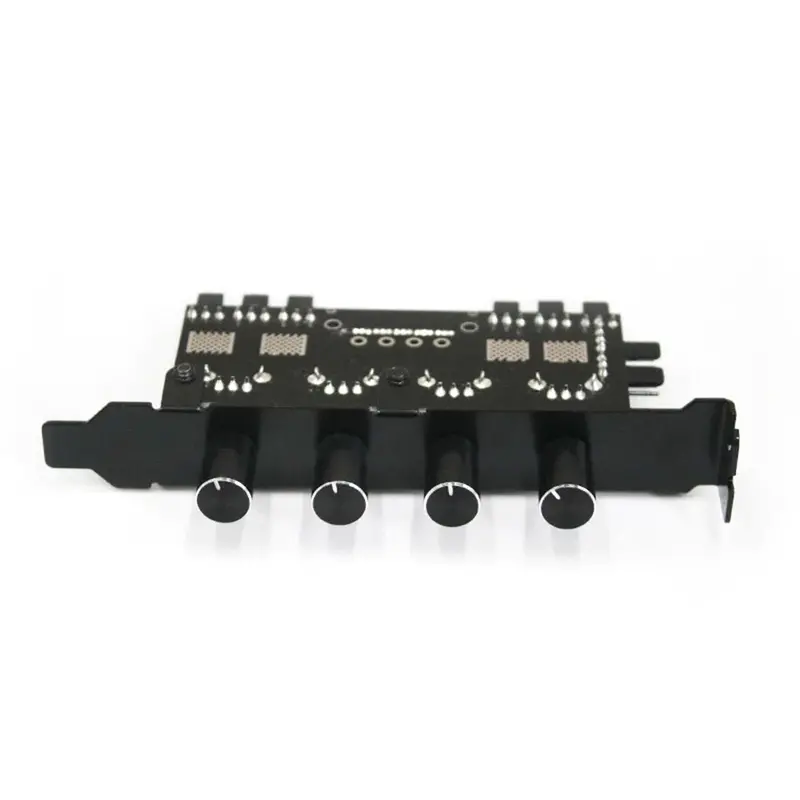 8-Port 3-Pin Dc Fan Speed Controller Hub With Sata Power Input 1