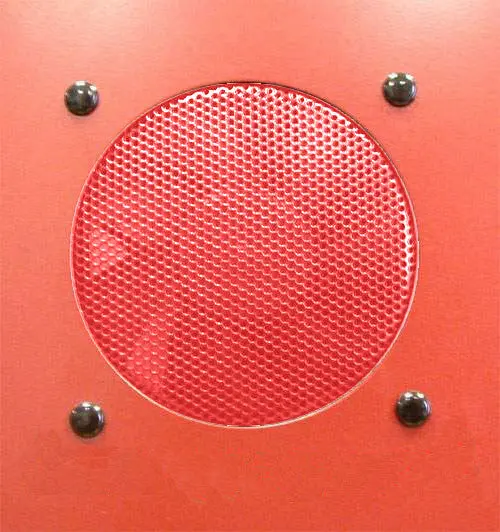 80Mm Steel Mesh Fan Filter – Vibrant Red 1