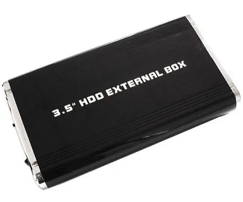 A.C. Ryan Alubox Black Nas Enclosure With Usb 2.0 And 10/100 Lan 1