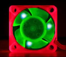 Ace 40×20Mm Uv Led Fan – Dual Glow In Red And Green 1