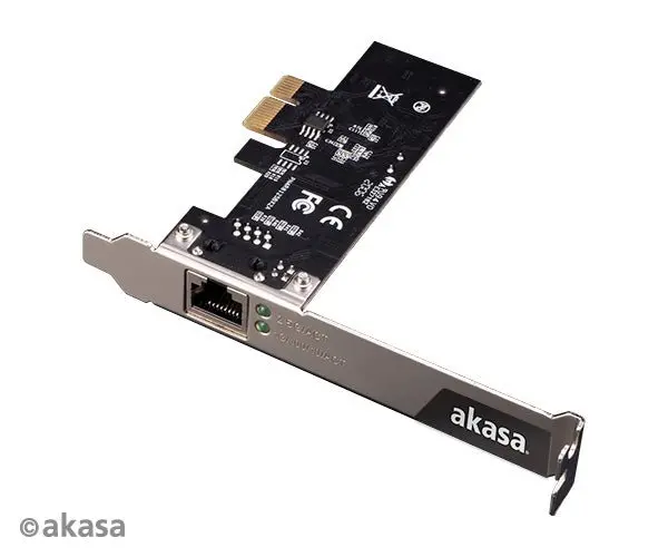 Akasa 2.5Gbe Pcie Network Adapter – High-Speed Ethernet Card 1