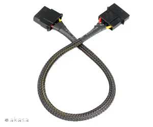 Akasa 30Cm 4-Pin Molex Psu Extension Cable 1
