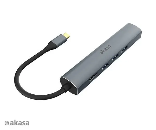 Akasa 5-Port Usb-C Hub Dock – Type-C Multi-Function Expansion Station 1