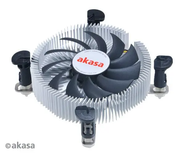 Akasa Aluminum Mini-Itx Cpu Cooler – Compact Low-Profile Design 1