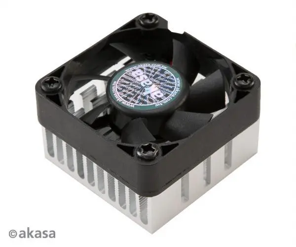 Akasa Chipset Cooler With Integrated 40Mm Black Pwm Fan 1