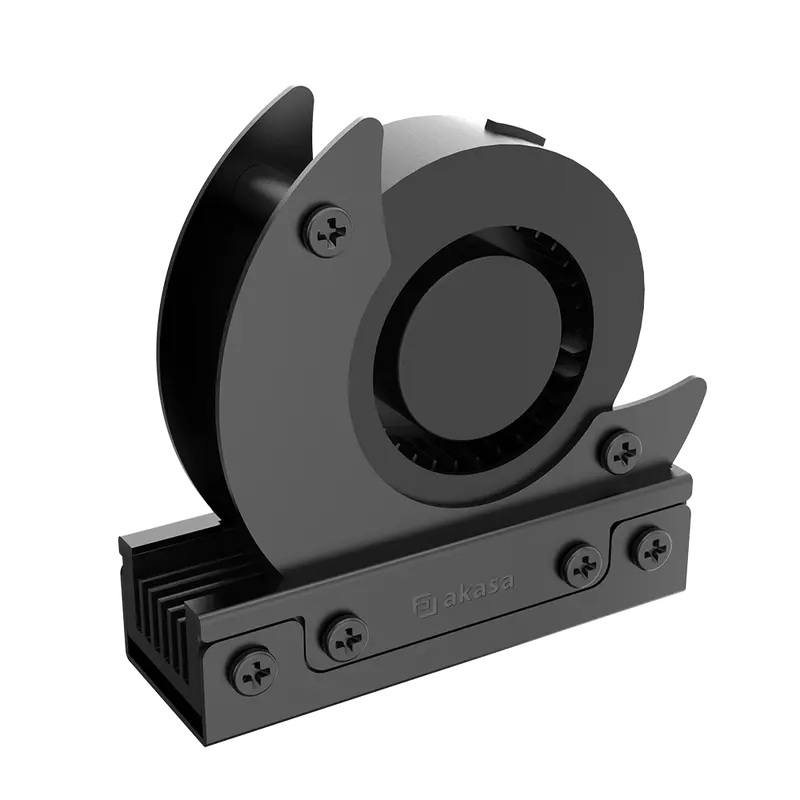 Akasa Gecko Cooler – Active M.2 Nvme & Sata Ssd Heat Sink With Fan 1