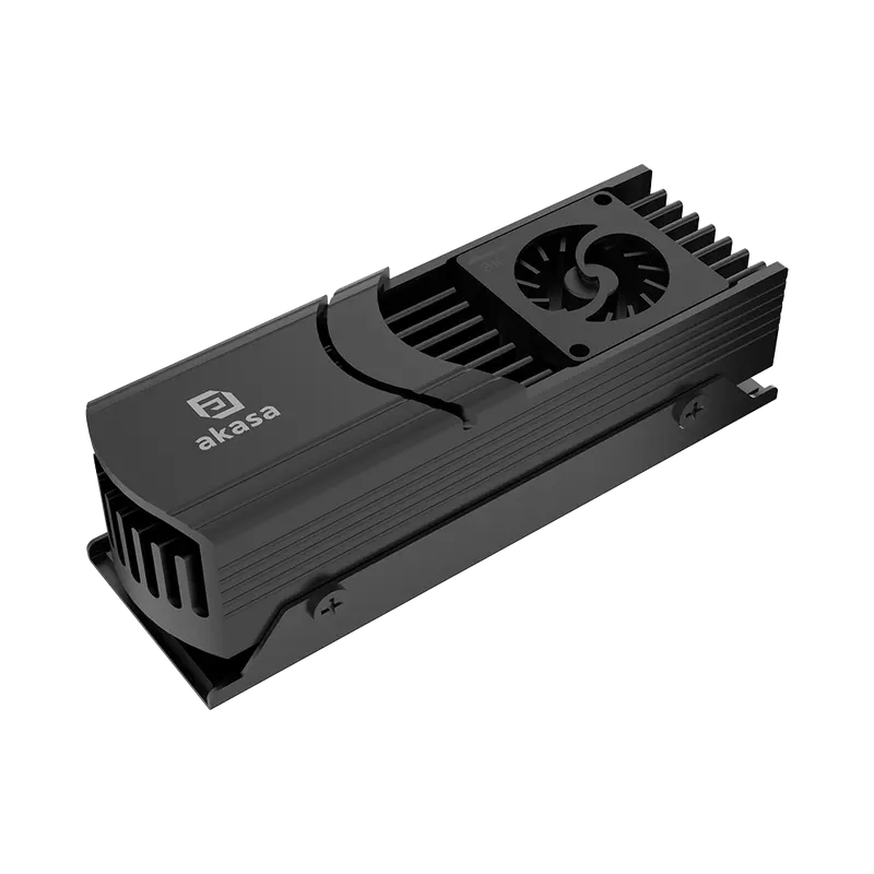 Akasa Gecko Pro Lx – Active M.2 Nvme Pcie 5.0 Ssd Cooler 1
