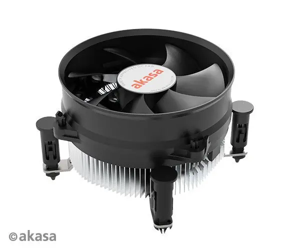 Akasa Lo-Noise Cpu Cooler For Intel Lga1700 – Up To 77W Tdp, Low-Profile Design 1