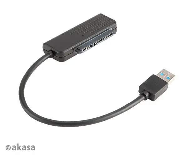 Akasa Usb 3.1 Gen 1 Sata Adapter Cable For 2.5" Ssds And Hdds 1