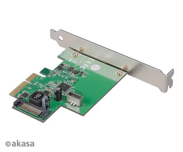 Akasa Usb 3.2 Gen 2 Internal 20-Pin To Pcie Expansion Adapter Card 1