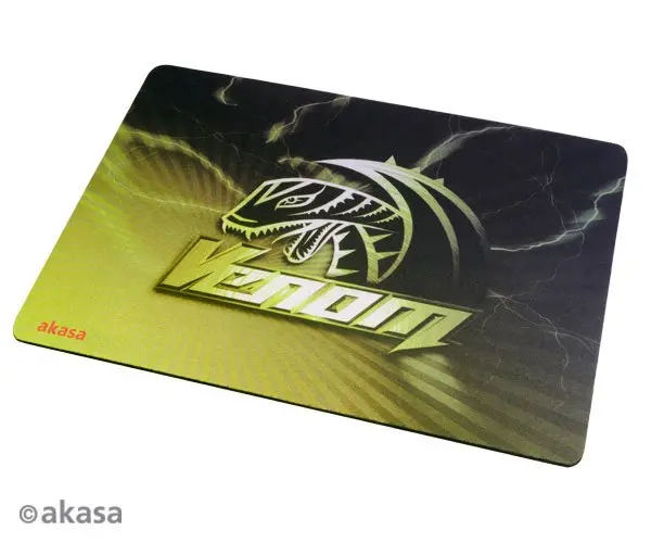 Akasa Venom Compact Gaming Mousepad – Sunny Yellow Finish 1