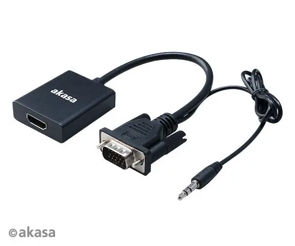 Akasa Vga-To-Hdmi Adapter Cable – Supports Audio Pass-Through 1