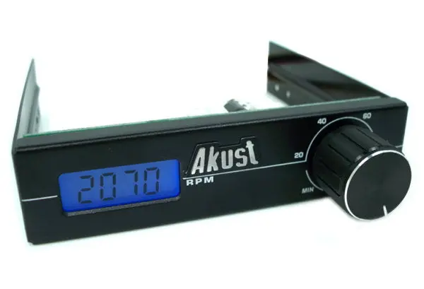 Akust Fanspeeder Advanced – Single-Bay 3.25" Fan Speed Controller – Black 1