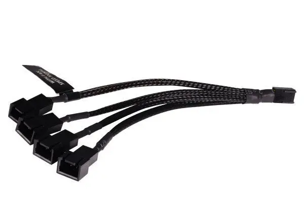 Alphacool 3-Pin Fan Y-Splitter (4X Out, 15Cm) 1