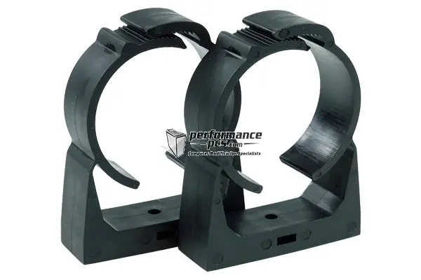 Alphacool 50Mm Clip-On Reservoir Mounting Kit (2 Pcs) – Matte Black 1