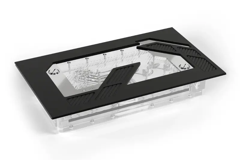 Alphacool Apex Distroplate Dark Base Pro 901 – Black Vpp/D5 Integrated Distribution Plate 1
