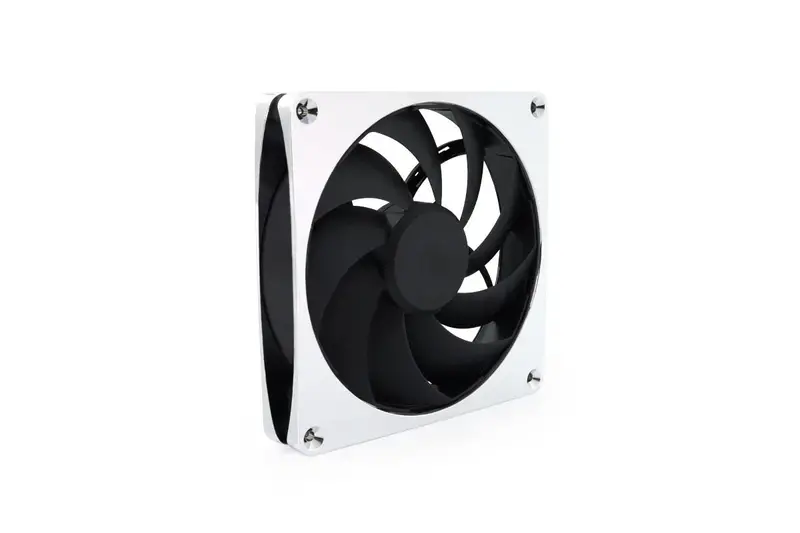 Alphacool Apex Stealth Metal Fan – Chrome 140Mm, 2500 Rpm 1