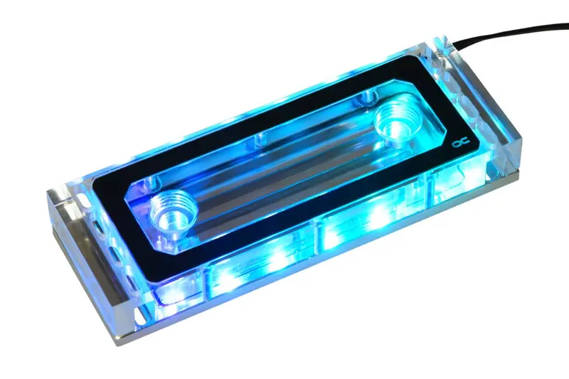 Alphacool Aurora Acrylic X4 Ddr Ram Water Block For Rgb Memory Modules 1