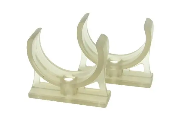 Alphacool Clear Abs Reservoir Mounting Brackets For 50Mm Tubes – Pair 1