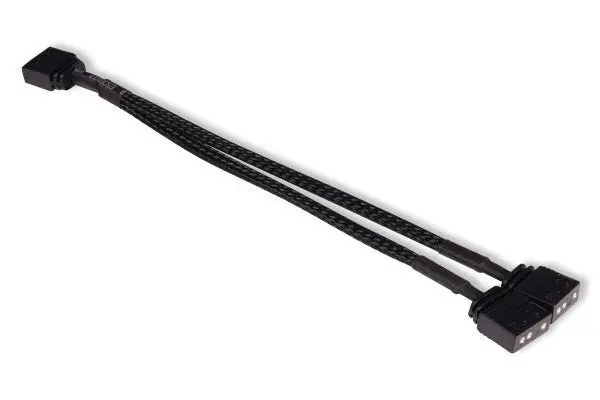 Alphacool Compact Argb Y-Splitter – 3-Pin To Dual 3-Pin, 15Cm 1