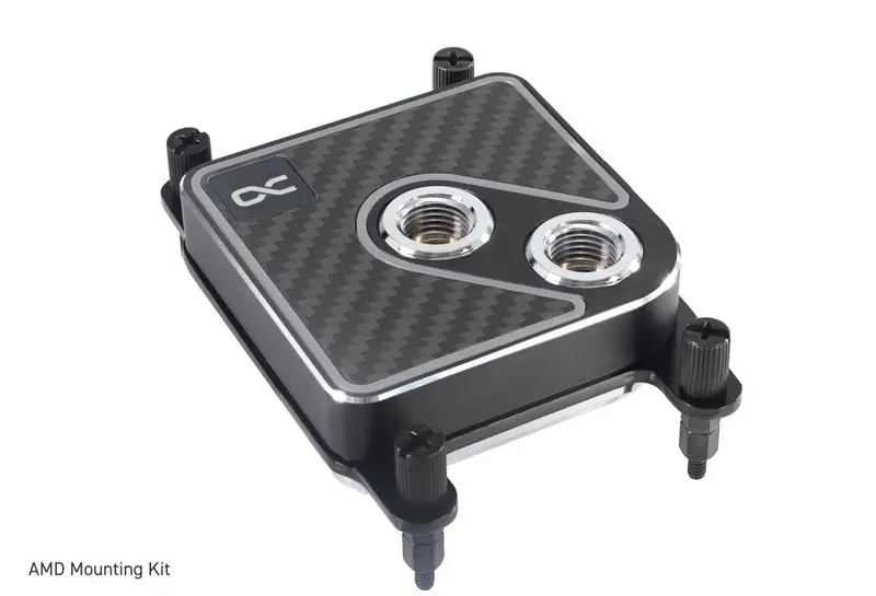 Alphacool Core 1 Aurora Carbon – Rgb Carbon-Fiber Reservoir/Pump Unit 1