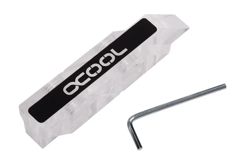 Alphacool Eisblock Aurora Terminal Cover – Transparent Acrylic Construction 1