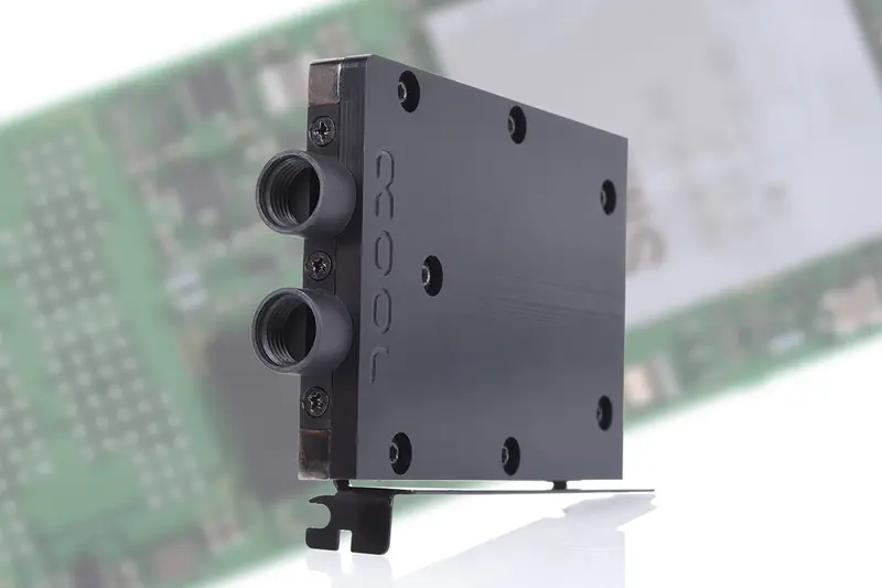 Alphacool Eisblock Hdx-3 Pcie 3.0 X4 M.2 Ngff Adapter With Integrated Water Block – Black 1
