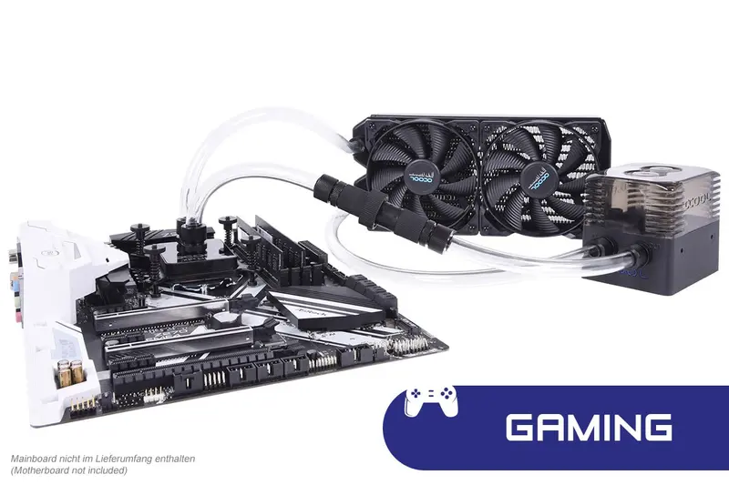 Alphacool Eissturm Gaming Copper 30 Radiator Kit – 2×120 Mm, Preconfigured Set 1