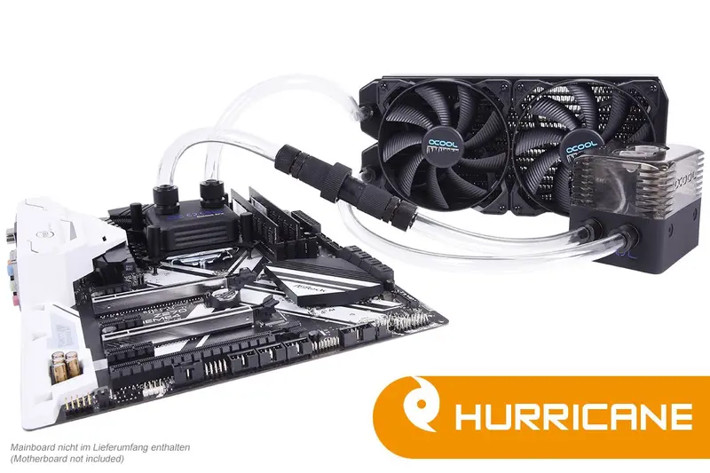 Alphacool Eissturm Hurricane Copper 45 Radiator Kit – 2×140 Mm, German-Language Packaging 1