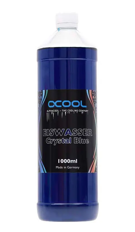 Alphacool Eiswasser Crystal Blue Uv-Active Pre-Mixed Coolant – 1L 1