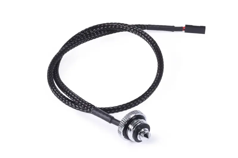 Alphacool Eiszapfen Flat Temperature Sensor With G1/4 Thread – Chrome Finish 1
