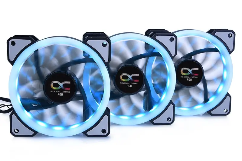 Alphacool Eiszyklon Aurora Lux Rgb Fan Kit – 3X 120Mm Digital Addressable Fans (25Mm Thick) 1