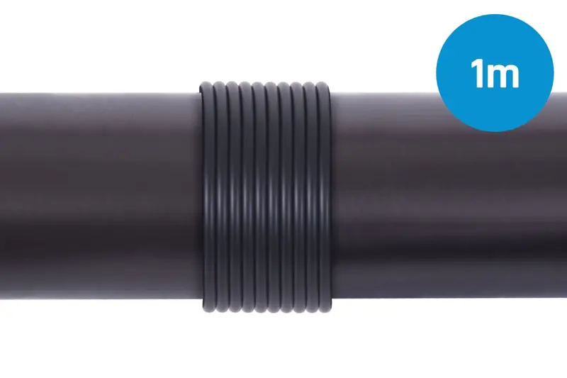 Alphacool Epdm Flexible Tubing – 5Mm Id × 3Mm Wall, Black, 1-Meter Retail Pack 1