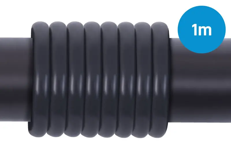 Alphacool Epdm Tubing (16Mm Od / 10Mm Id) – Black, 1 Meter (3.28 Ft), Retail Packaging 1