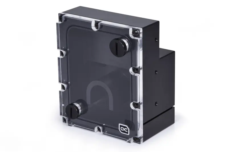 Alphacool Es 4U Vertical Reservoir With Integrated D5 Pump Top 1