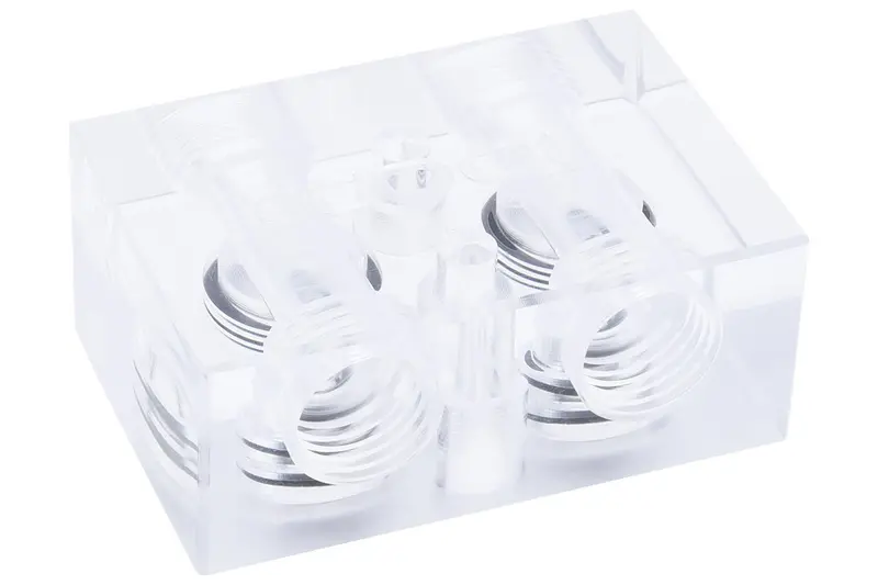 Alphacool Gpx Single-Sli Bridge Connector With Acrylic Cover 1