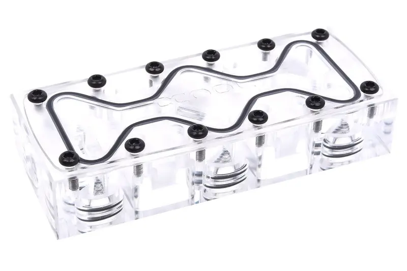 Alphacool Gpx Triple-Sli Bridge Connector With Acrylic Cover 1
